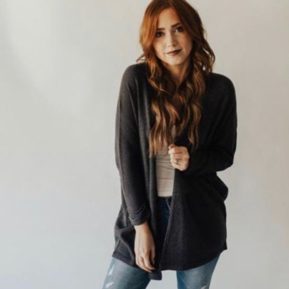 CJLA Haven Sweater Charcoal